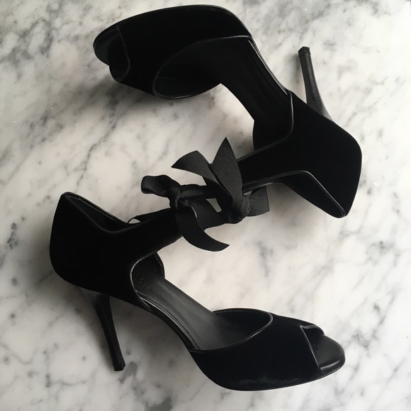 Polo Ralph Lauren Raleigh Peep Toe Pumps - Picture 1 of 11